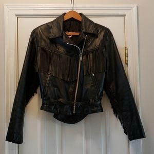 Leather jacket